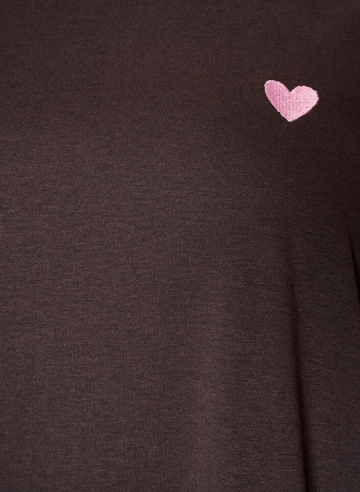 T-shirt imprim&eacute;, Marron, Packshot image number 2