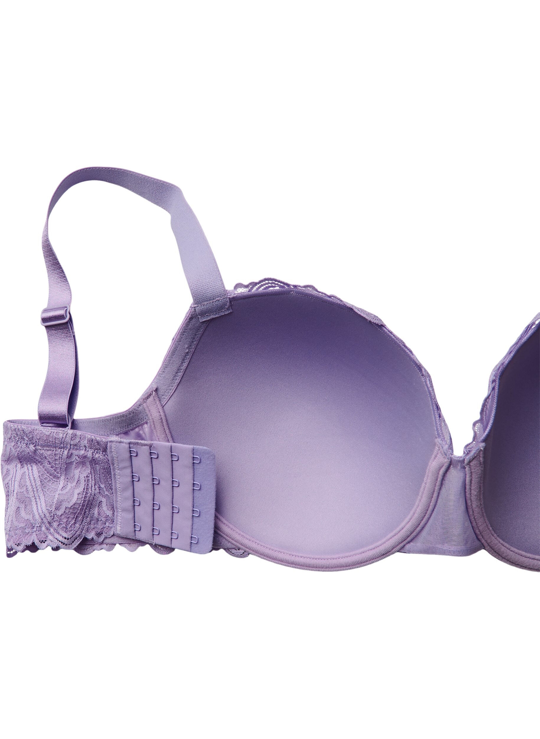 Zizzi Soutien-gorge en dentelle moul&eacute; avec armatures, Mauve, Packshot image number 3