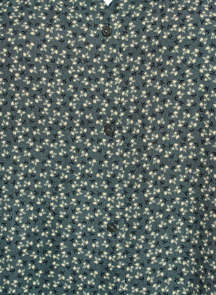 Chemisier &agrave; manches 1/2, Vert fonc&eacute;, Packshot image number 2