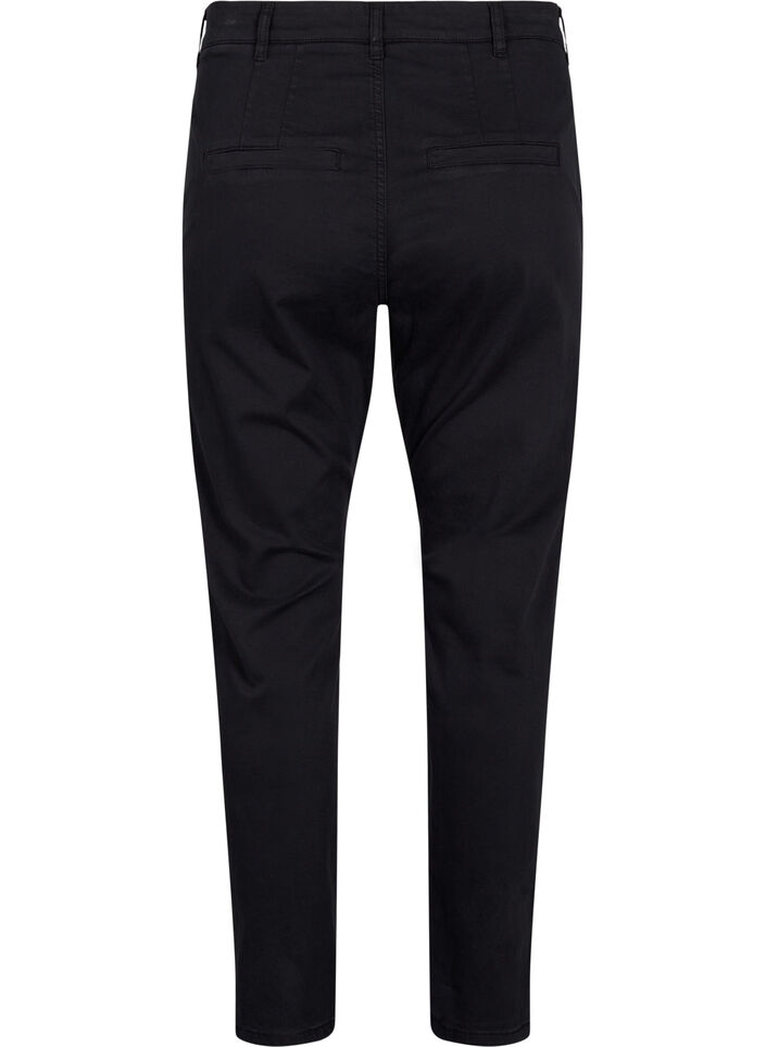 Chinos en coton, Black, Packshot image number 1