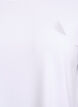 T-shirt de sport couleur unie, Blanc, Packshot image number 2
