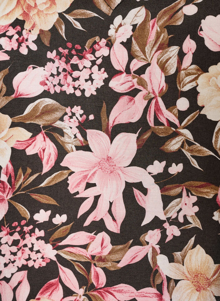 Blouse en viscose avec col en V, Rose, Packshot image number 2