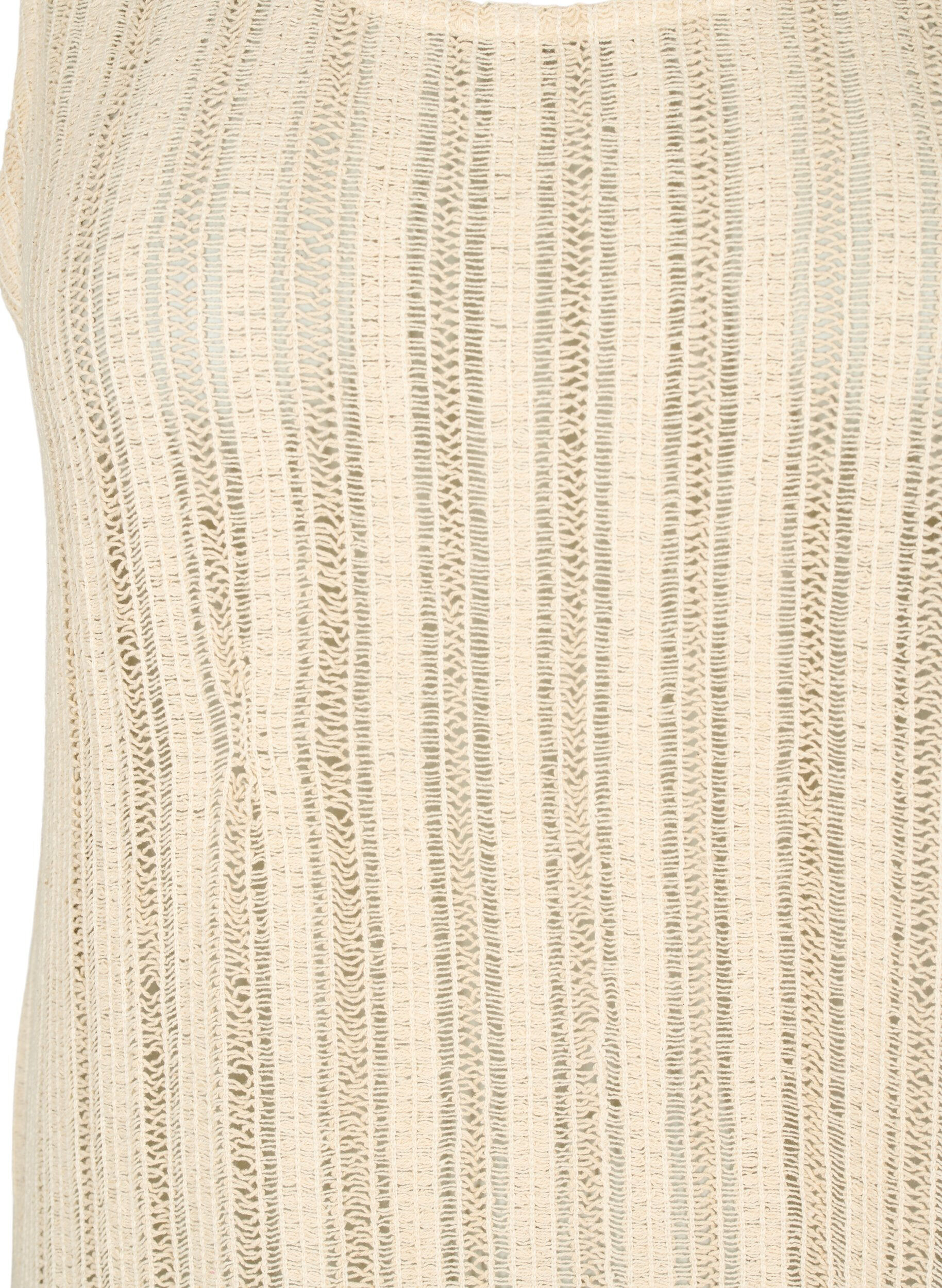 Zizzi Robe de plage tiss&eacute;e l&eacute;g&egrave;re avec des fentes, Brazilian Sand, Packshot image number 2