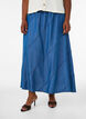 Jupe longue aspect denim en TENCEL&trade; Lyocell, Bleu, Model image number 2