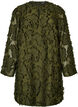 Robe textur&eacute;e &agrave; fils frang&eacute;s, Vert fonc&eacute;, Packshot image number 0