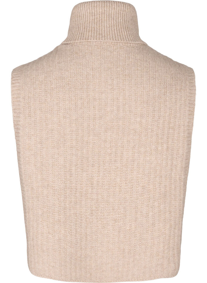 Cache-cou en tricot côtelé, Silver Mink, Packshot image number 1