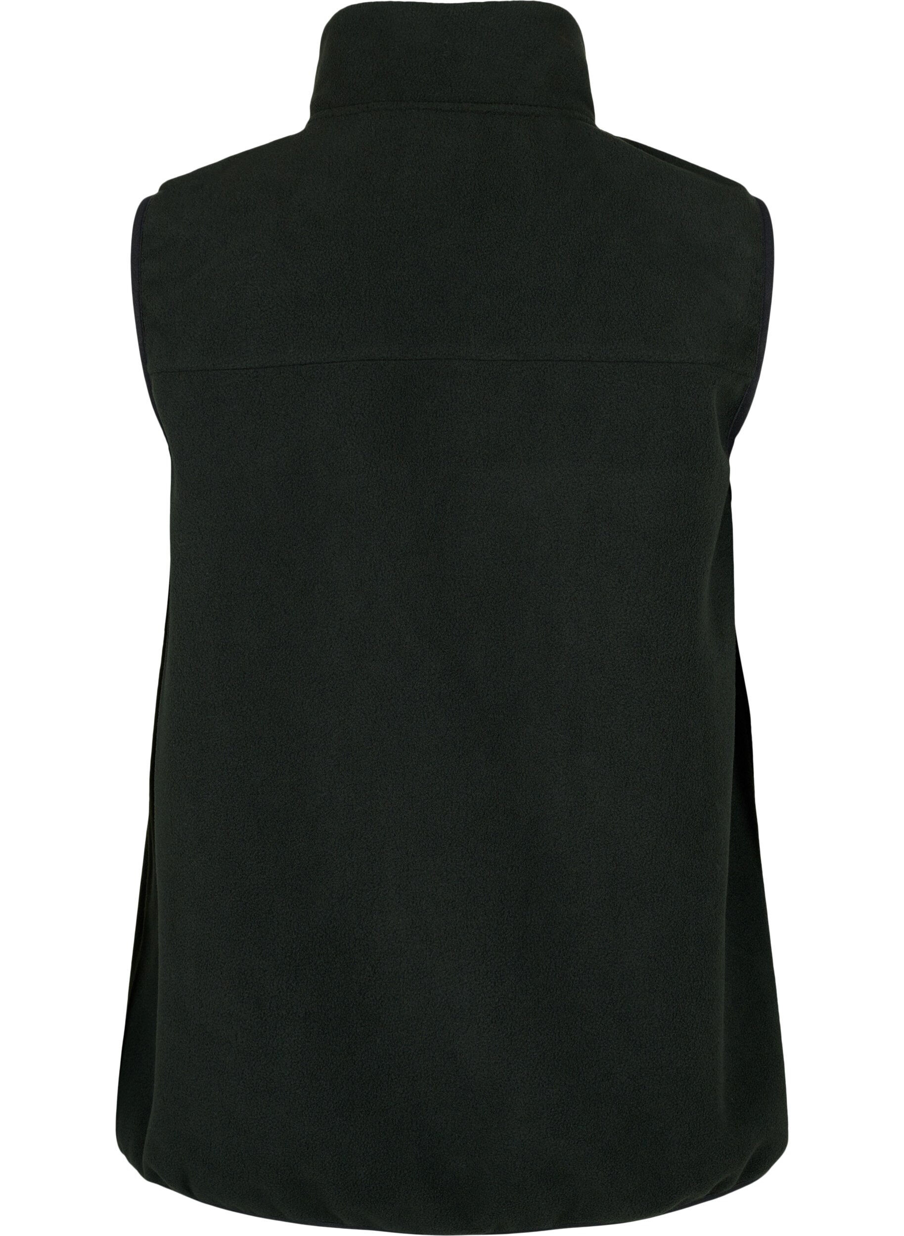 ZizziGilet en polaire avec poches, Noir, Packshot image number 1