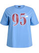 T-shirt sportif en coton bio, Bleu, Packshot image number 0