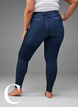 Jean super slim à taille haute, Dark Blue, Model image number 7