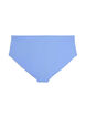 Culotte brief en coton avec empi&egrave;cements en dentelle, Bleu, Packshot image number 1