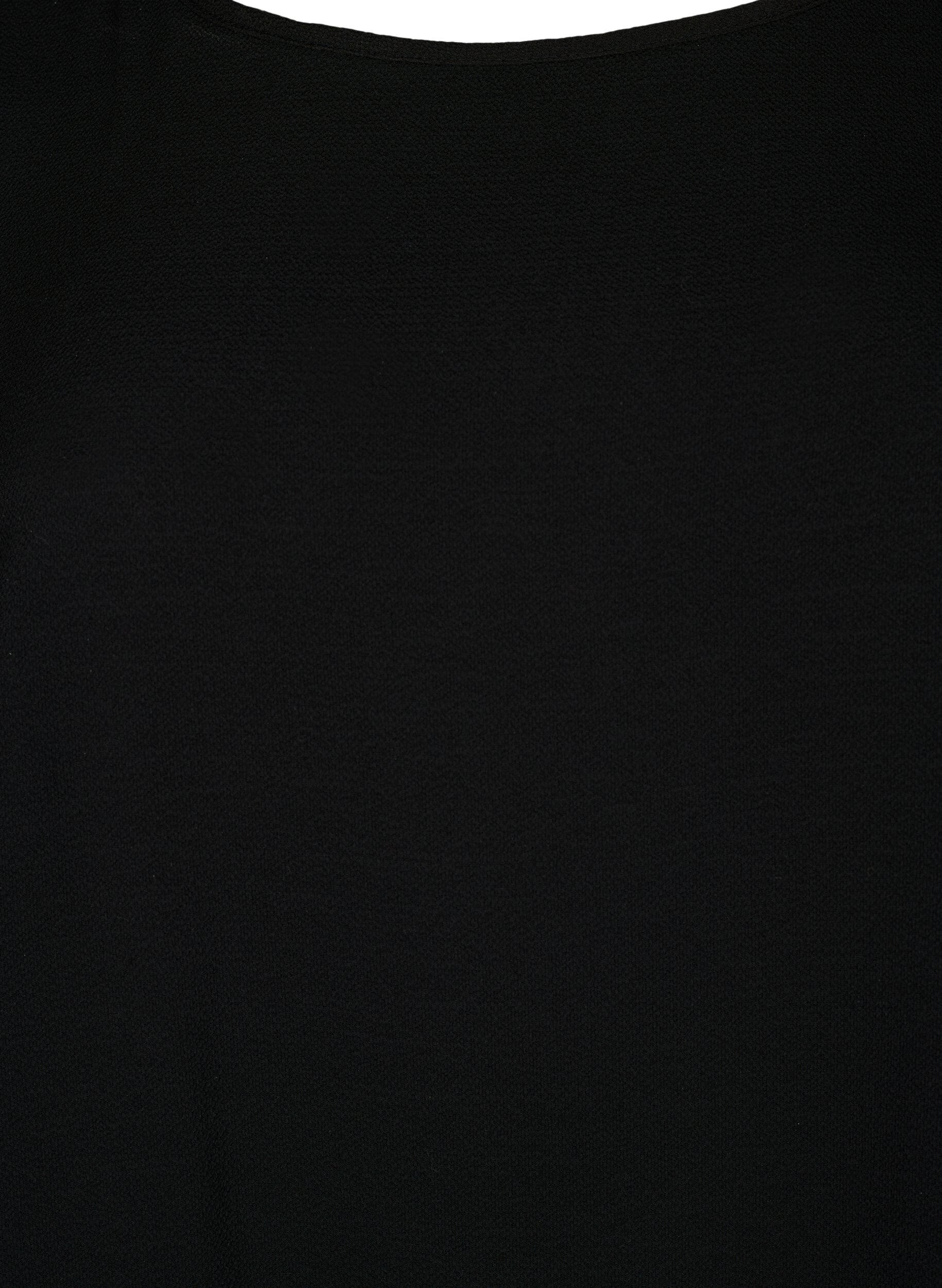 ZizziRobe &agrave; manches courtes avec imprim&eacute;, Noir, Packshot image number 2