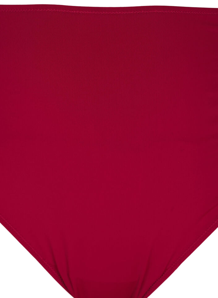 String en microfibre avec dentelle, Rouge, Packshot image number 2