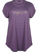 Chemise de nuit &agrave; manches courtes avec imprim&eacute; de texte, , Packshot image number 0