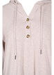 Blouse mélangée avec capuche, Natural Mel., Packshot image number 2