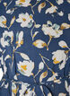 Robe longue avec manches papillon et taille &agrave; nouer, Bleu, Packshot image number 2