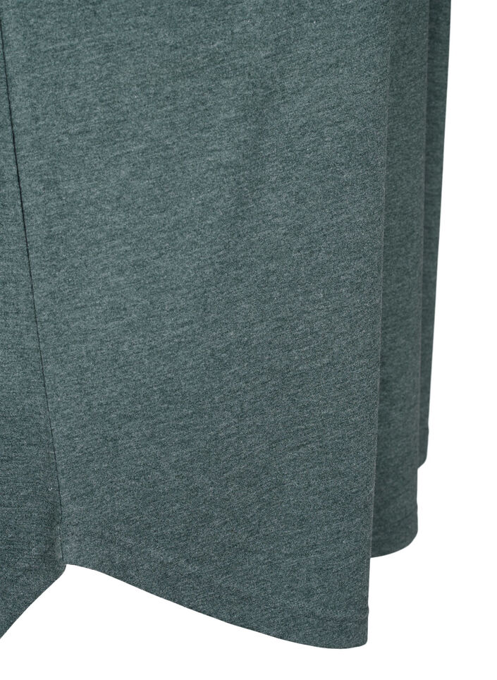 Chemise de nuit &agrave; manches courtes avec imprim&eacute; de texte, , Packshot image number 3