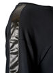 T-shirt de nuit en modal avec bande contrastante, Noir, Packshot image number 3