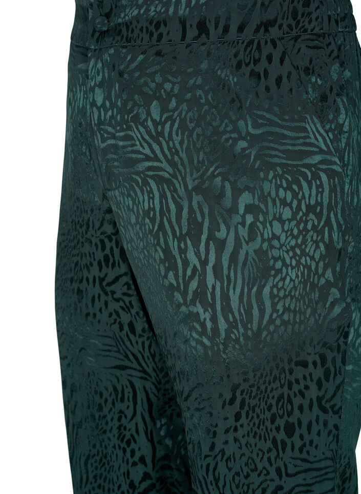 Pantalon ample en viscose avec imprimé ton sur ton, Ponderosa Pine, Packshot image number 2