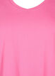 T-shirt basique en coton de couleur unie, Rose, Packshot image number 2