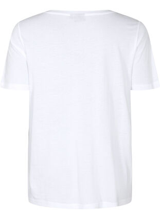 T-shirt à manches courtes avec forme en A, Bright White, Packshot image number 1