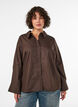 Chemise avec d&eacute;tail d&eacute;coratif au dos, Marron, Model image number 0