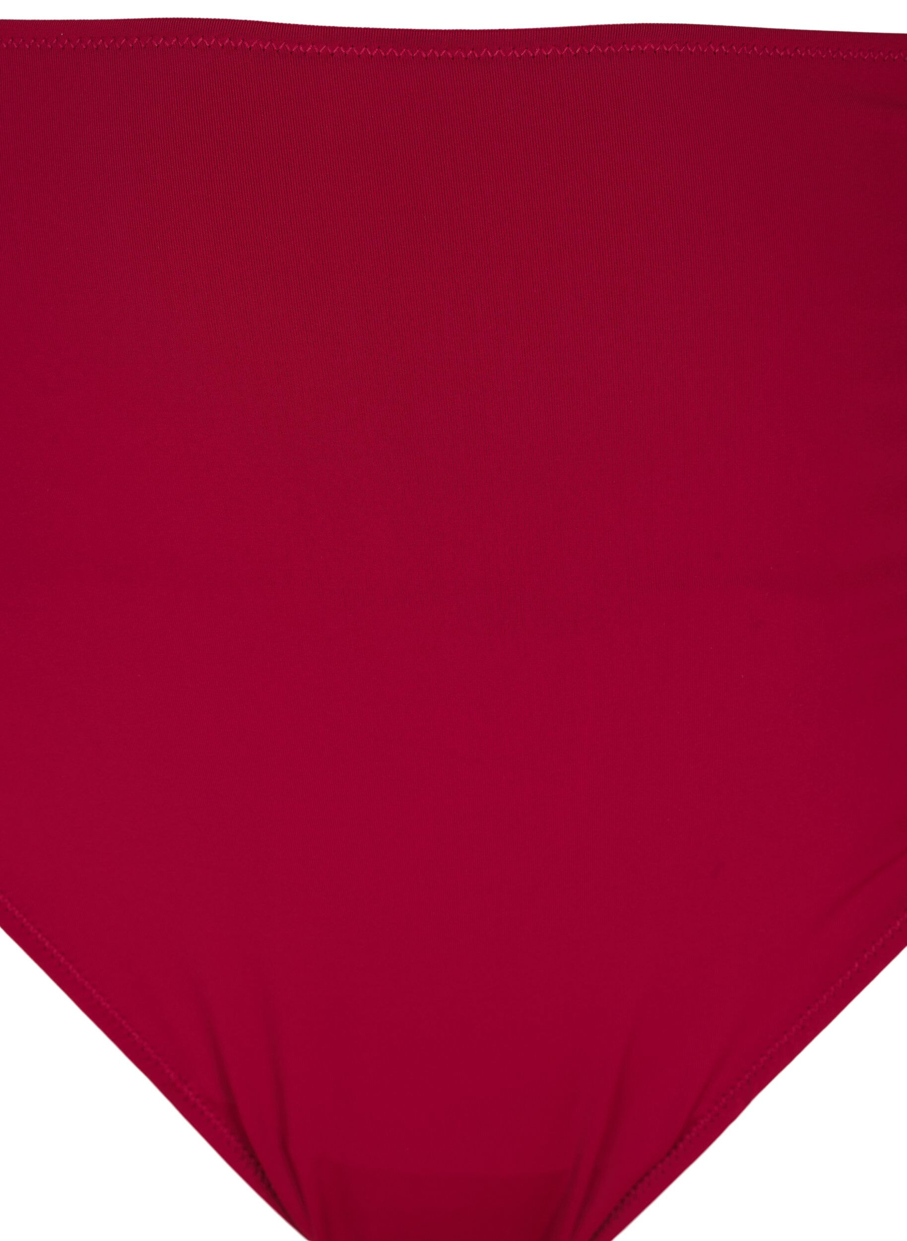 Zizzi String en microfibre avec dentelle, Rouge, Packshot image number 2