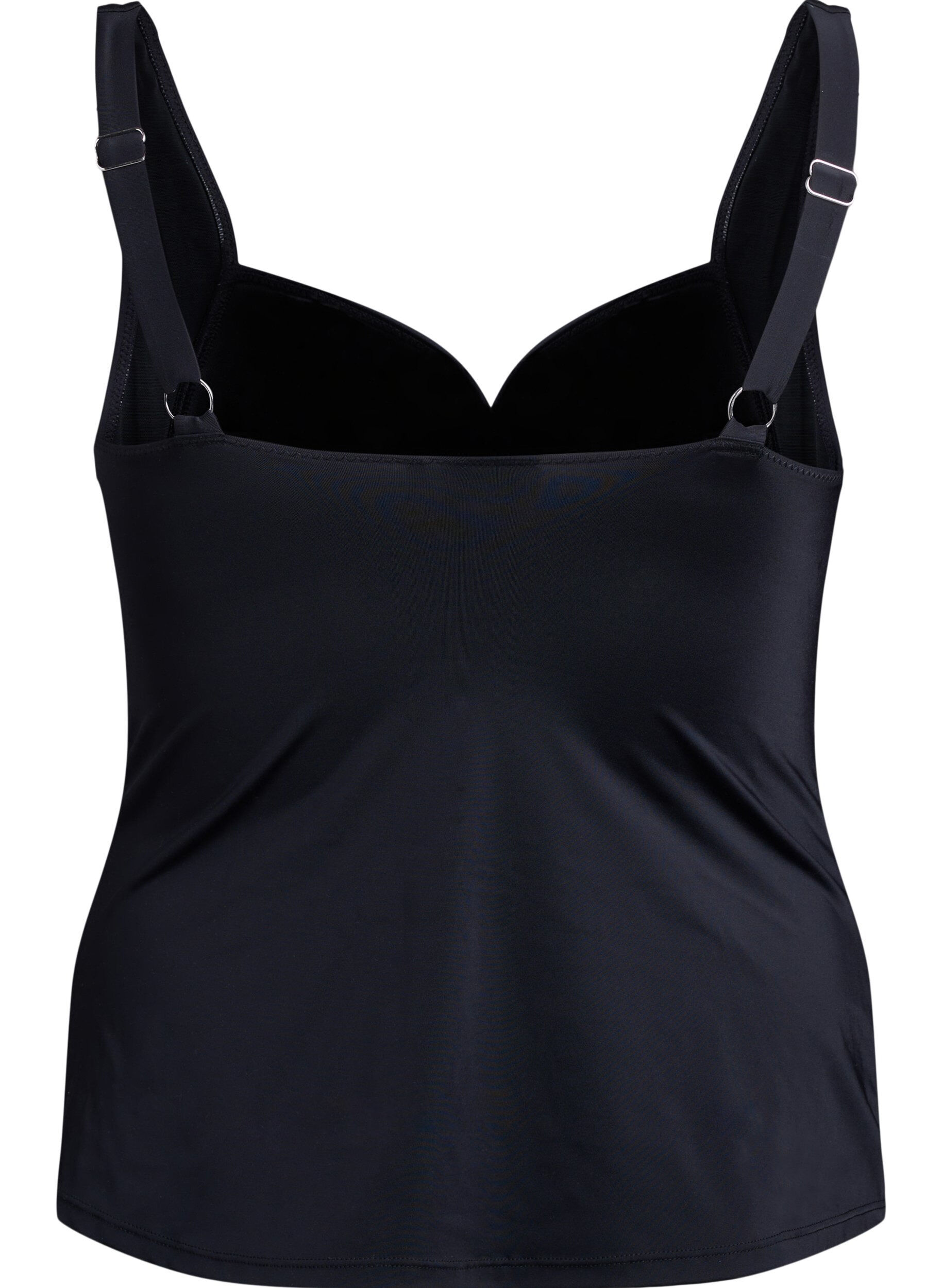 ZizziTankini drap&eacute;, Noir, Packshot image number 1