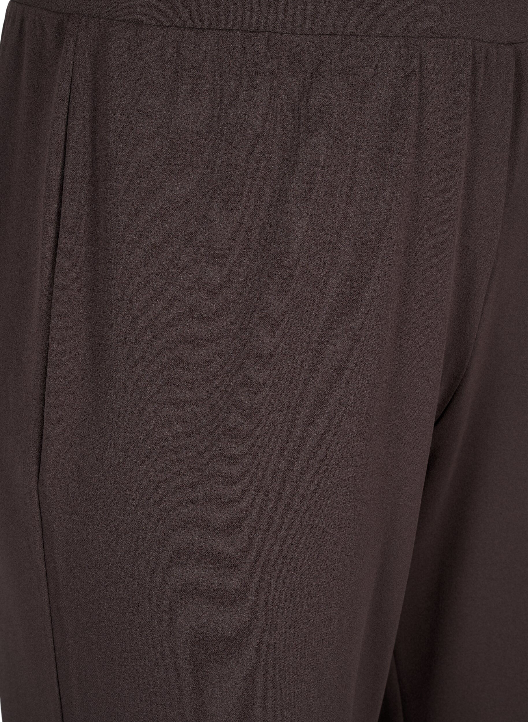 Zizzi Pantalon &agrave; coupe droite, Marron, Packshot image number 2