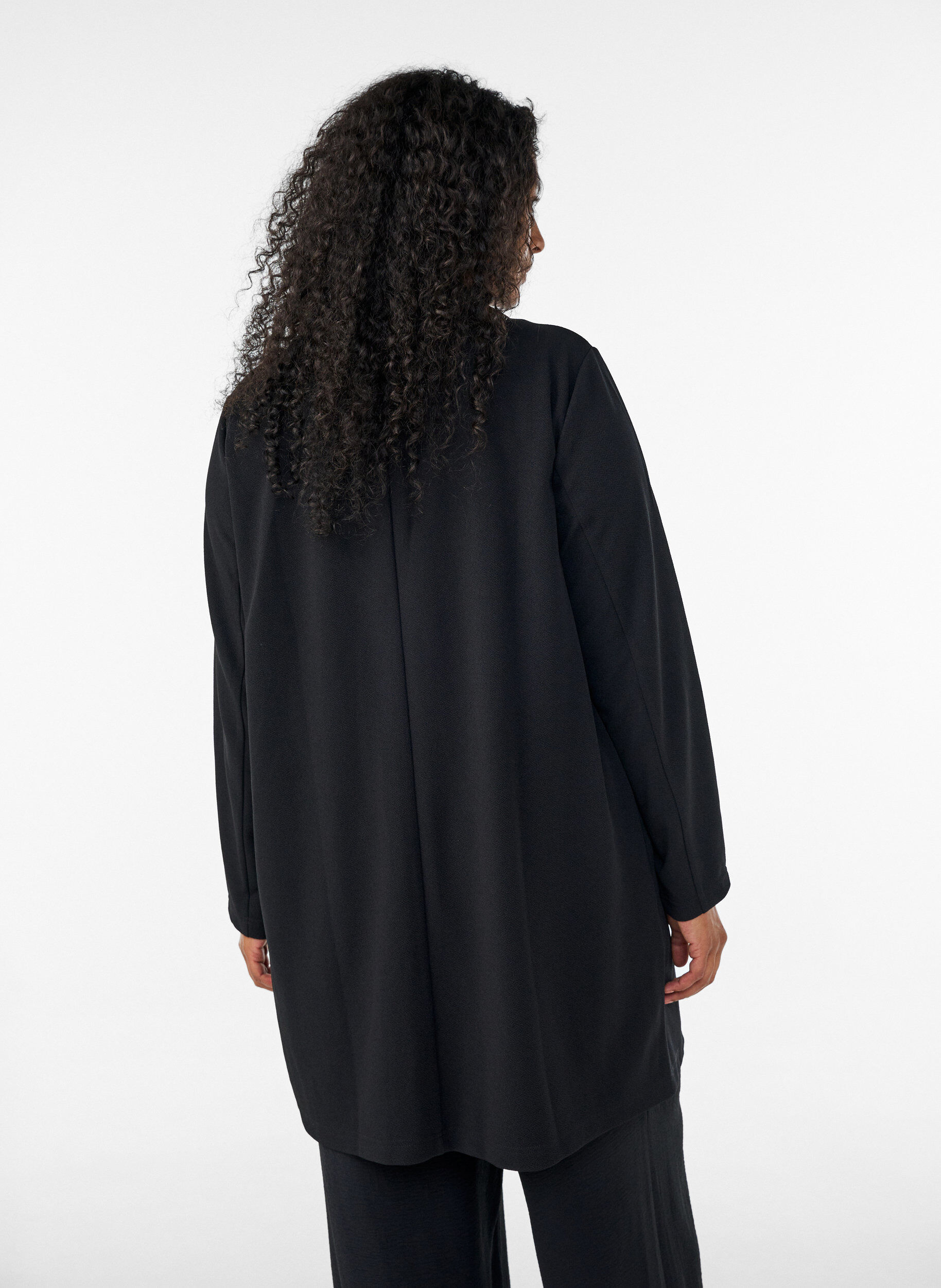 ZizziBlazer long avec des poches, Noir, Model image number 2