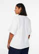 T-shirt oversize à manches courtes, Blanc, Model image number 2