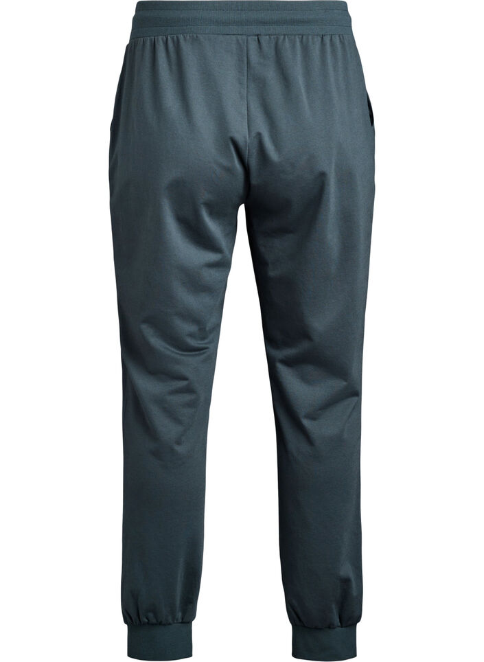 Pantalon de surv&ecirc;tement ample avec poches, Vert fonc&eacute;, Packshot image number 1