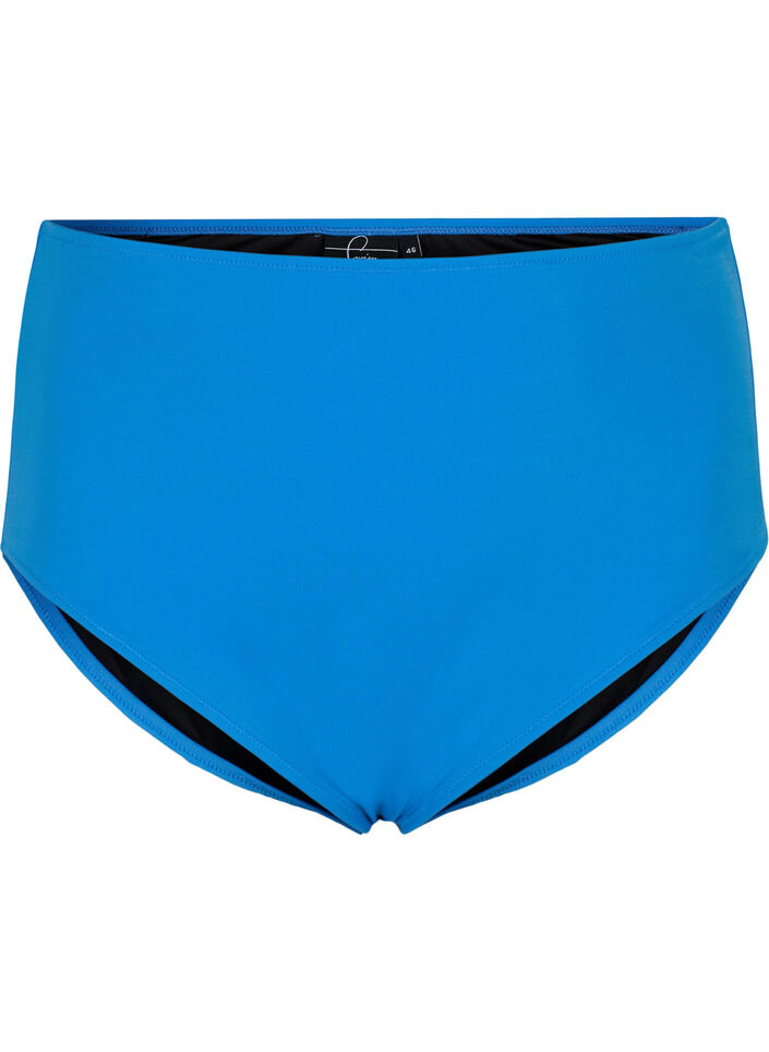 Bas de bikinis à taille haute, Bleu, Packshot image number 0