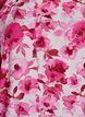 Blouse en viscose &agrave; col carr&eacute; et manches 3/4, Rose, Packshot image number 2