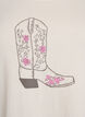 T-shirt imprim&eacute;, Vanille, Packshot image number 2