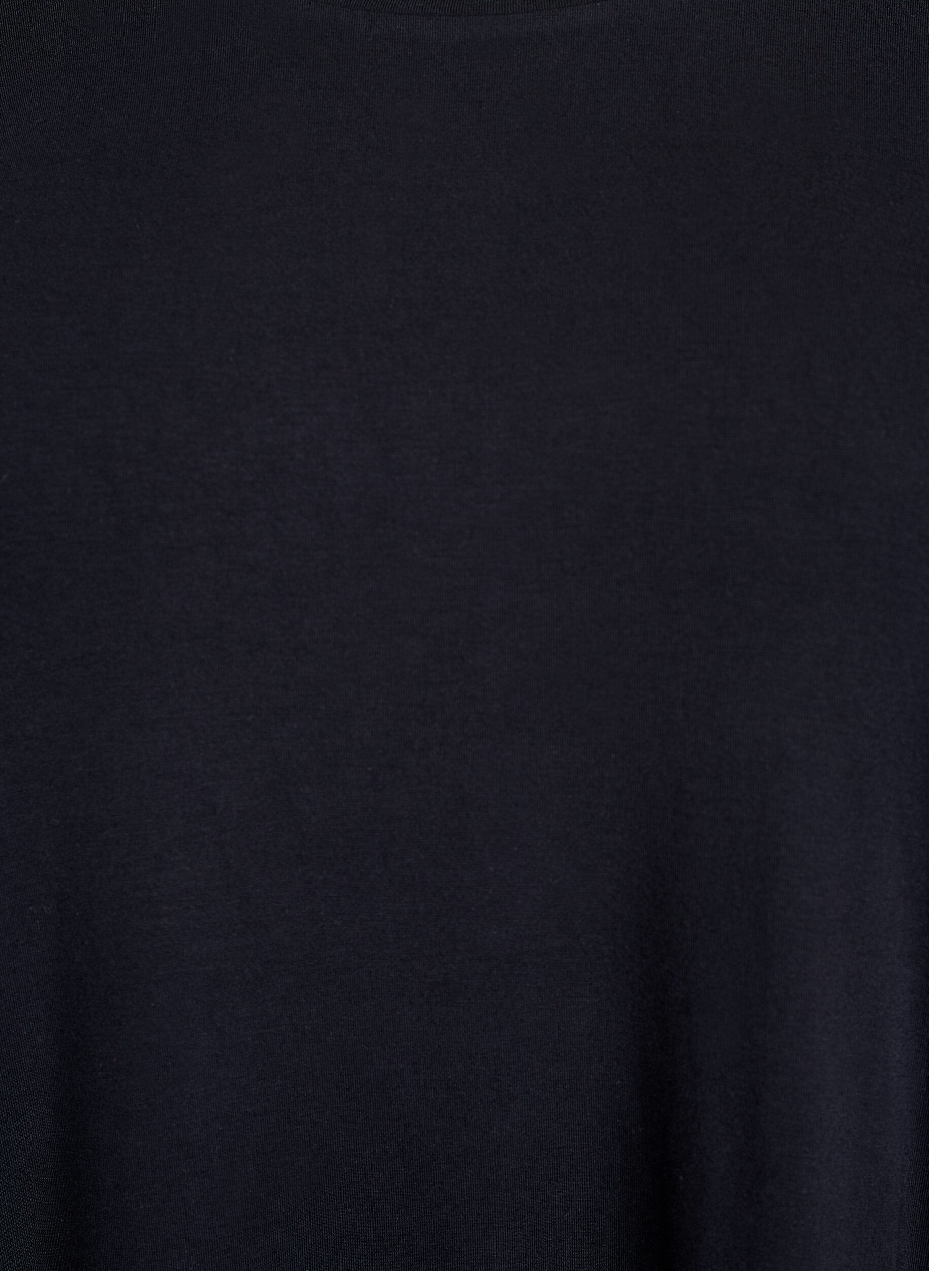 Zizzi Blouse de nuit en modal avec manches longues, Noir, Packshot image number 2