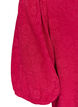 Blouse textur&eacute;e &agrave; manches courtes, Rose, Packshot image number 3
