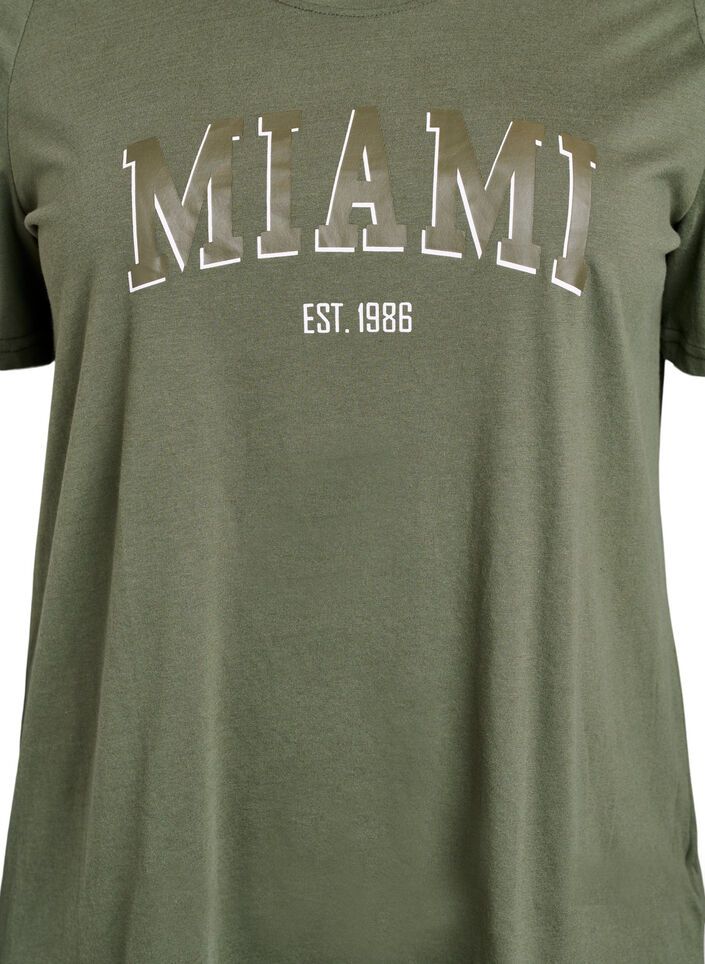 FLASH – T-shirt avec motif, Vert Kaki, Packshot image number 2