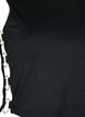 Haut court avec détails ouverts sur les côtés, Black, Packshot image number 3