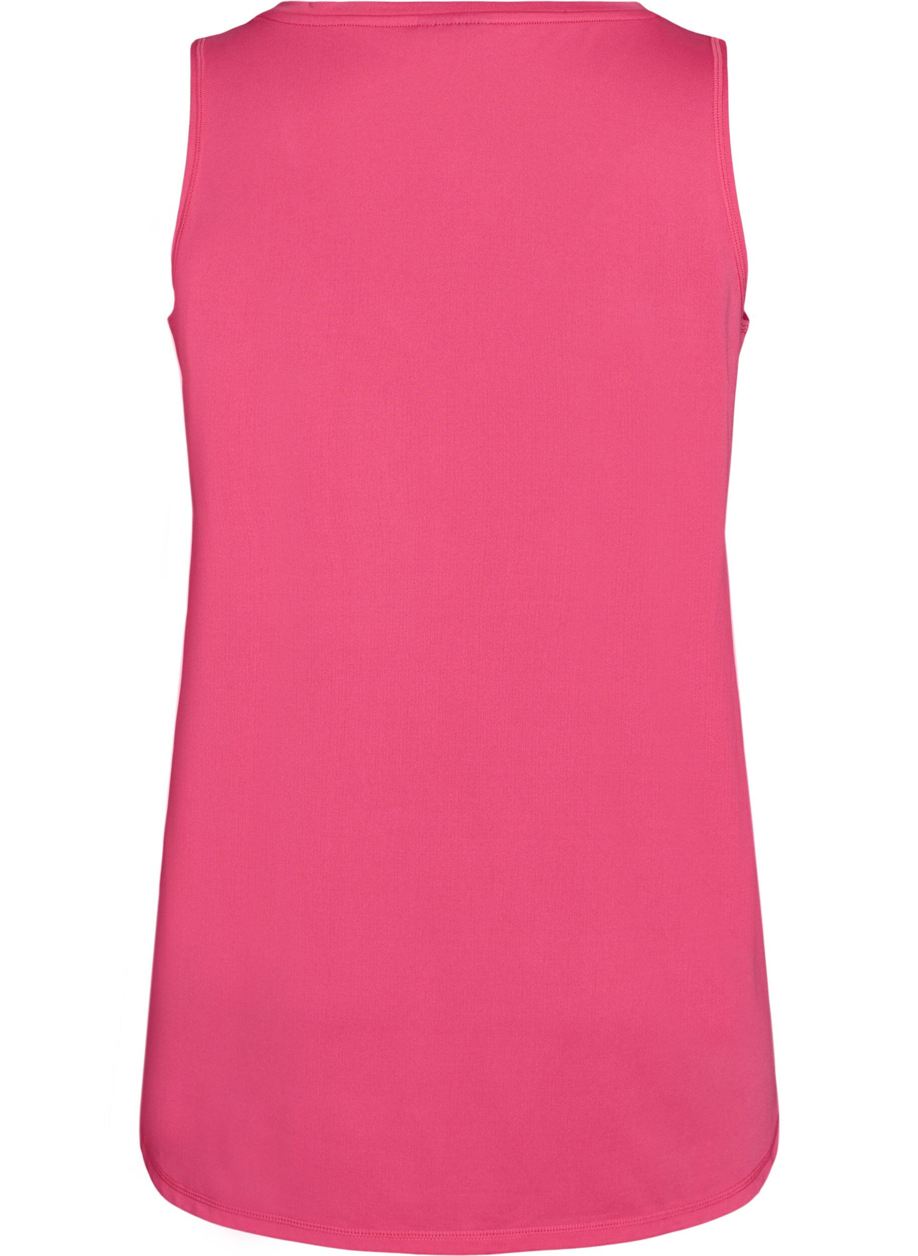 Zizzi Sports top with V-neck, Rose, Packshot image number 1