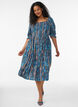 Robe d'&eacute;t&eacute; en viscose &agrave; imprim&eacute; paisley, Bleu, Model image number 0