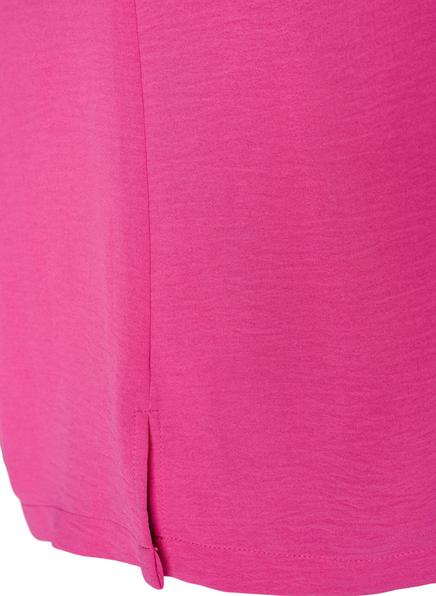 ZizziHaut sans manches effet froiss&eacute;, Rose, Packshot image number 3