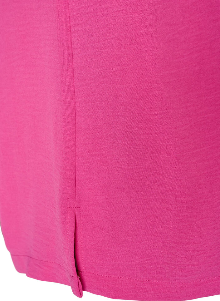 Haut sans manches effet froiss&eacute;, Rose, Packshot image number 3