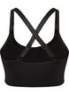 Brassi&egrave;re de sport c&ocirc;tel&eacute;e sans coutures, Noir, Packshot image number 1