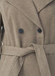 Veste courte en laine avec ceinture, Desert Taupe Mel., Packshot image number 2