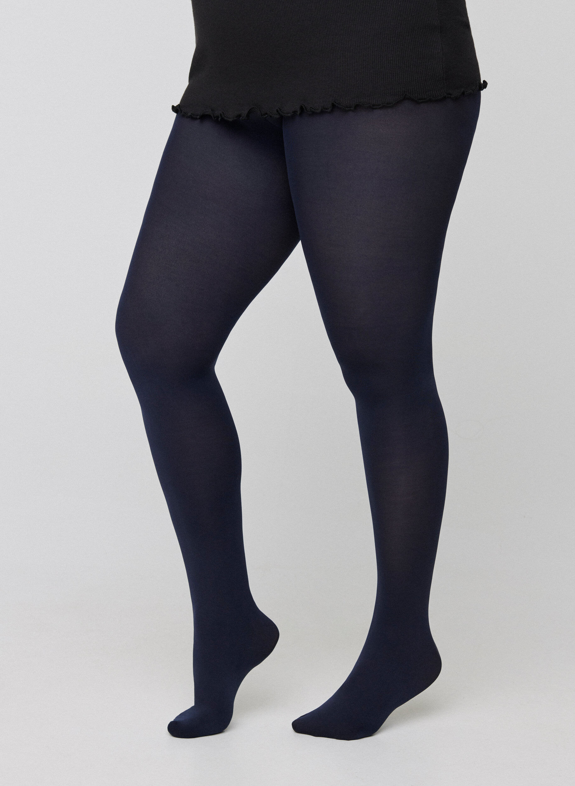 Zizzi Collants, Bleu, Model image number 1
