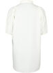 Robe chemise en coton avec broderie anglaise, Off White, Packshot image number 1