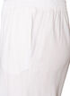Pantalon large en lin et viscose, Blanc, Packshot image number 2