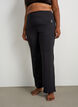 Legging d'entra&icirc;nement bootcut avec taille haute, Noir, Model image number 2