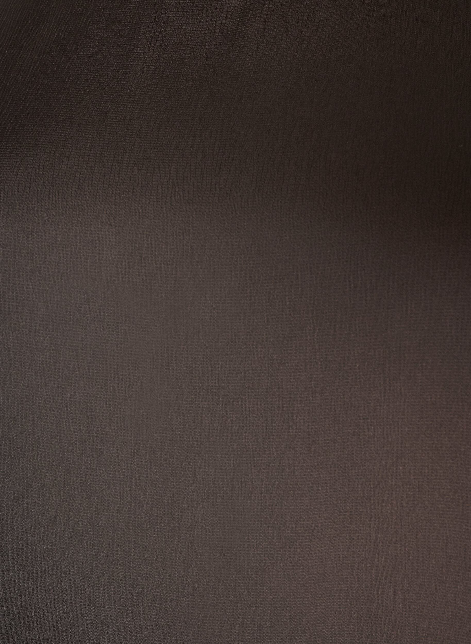 ZizziBlouse en satin &agrave; manches au coude, Marron, Packshot image number 2
