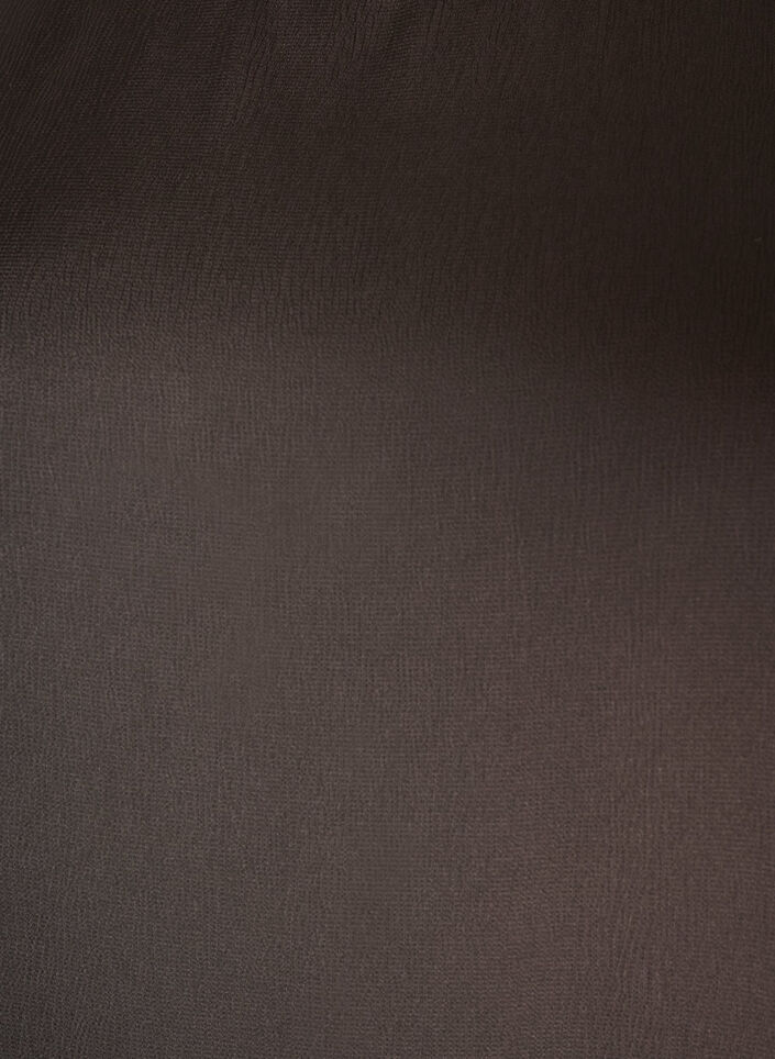 Blouse en satin &agrave; manches au coude, Marron, Packshot image number 2